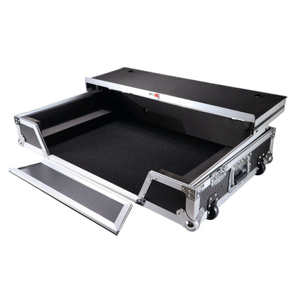 76366_ProX-ATA-Flight-Case-For-Pioneer-XDJ-XZ-DJ-Controller-with-1U-Rack-Space-and-Wheels-_-Silver_Black-_-With-Laptop-Shelf_ALT11sqr