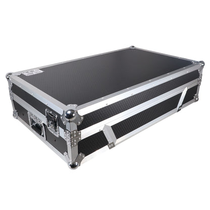 76366_ProX-ATA-Flight-Case-For-Pioneer-XDJ-XZ-DJ-Controller-with-1U-Rack-Space-and-Wheels-_-Silver_Black-_-With-Laptop-Shelf_ALT12sqr