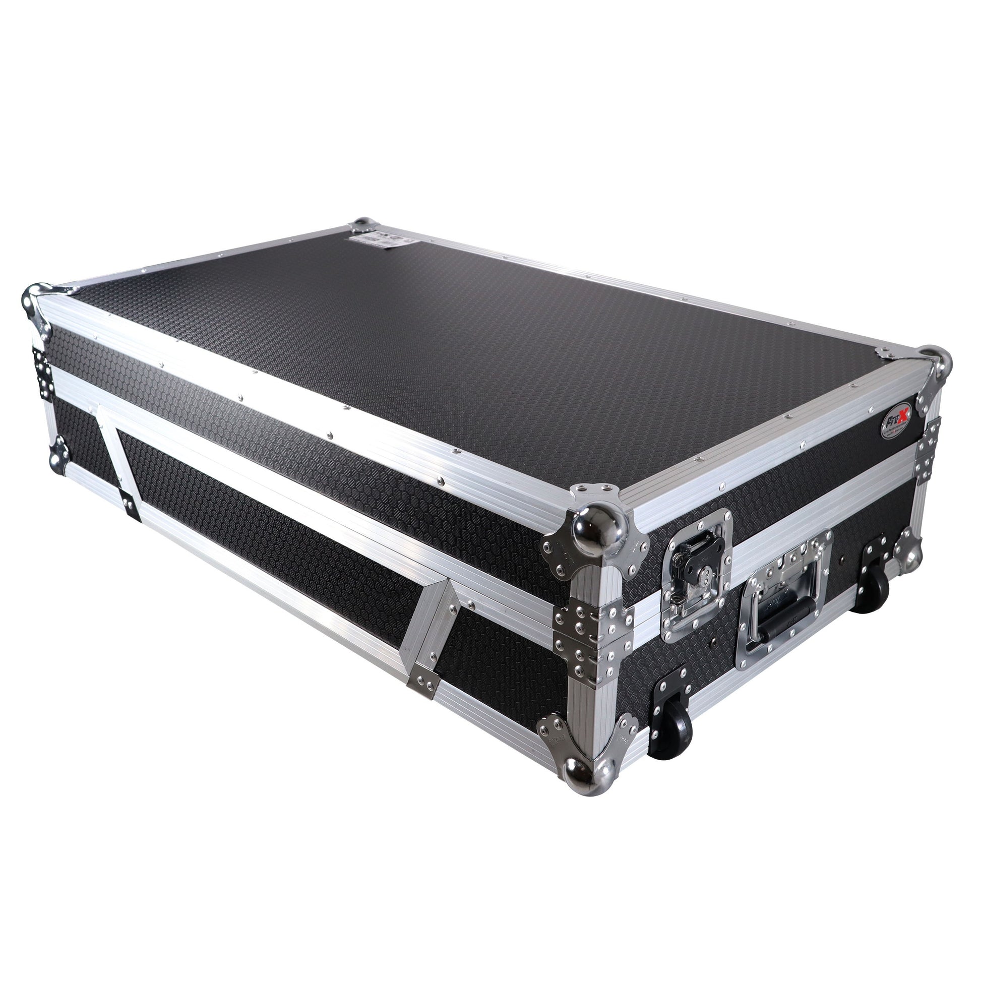 76366_ProX-ATA-Flight-Case-For-Pioneer-XDJ-XZ-DJ-Controller-with-1U-Rack-Space-and-Wheels-_-Silver_Black-_-With-Laptop-Shelf_ALT13sqr