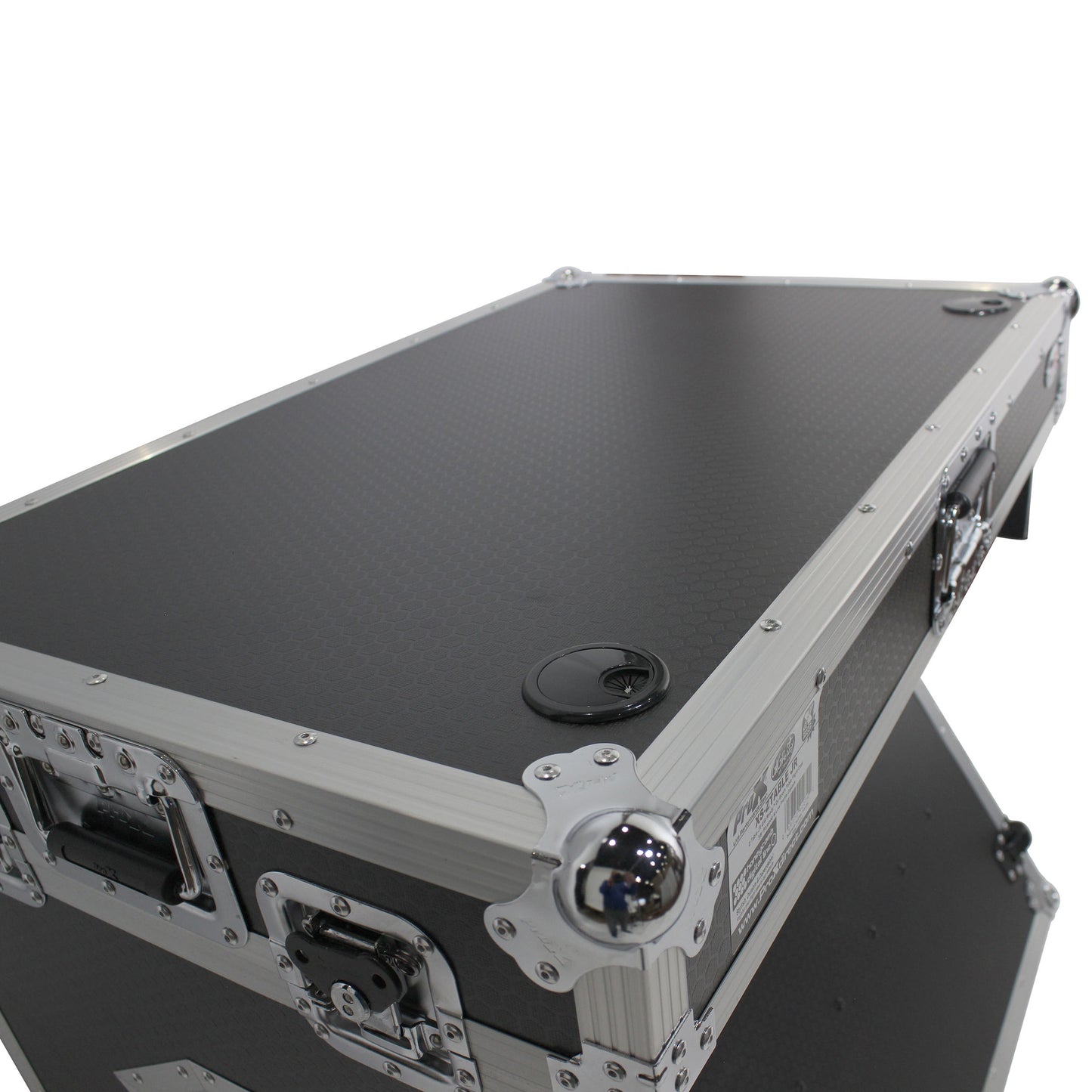 ProX XS-ZTABLEJR Folding DJ Workstation Flight Case With Wheels