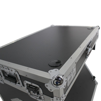 ProX XS-ZTABLEJR Folding DJ Workstation Flight Case With Wheels