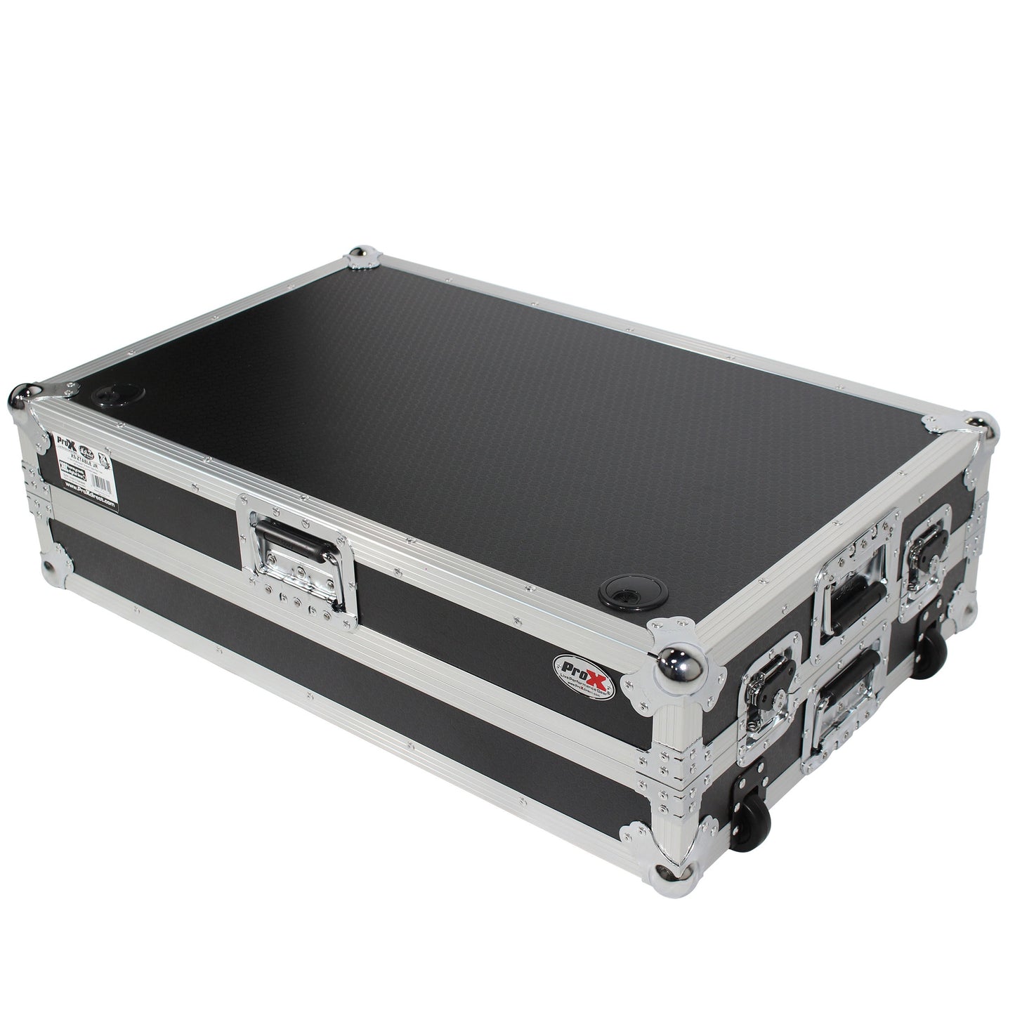ProX XS-ZTABLEJR Folding DJ Workstation Flight Case With Wheels