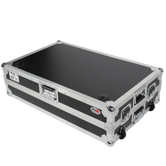 ProX XS-ZTABLEJR Folding DJ Workstation Flight Case With Wheels