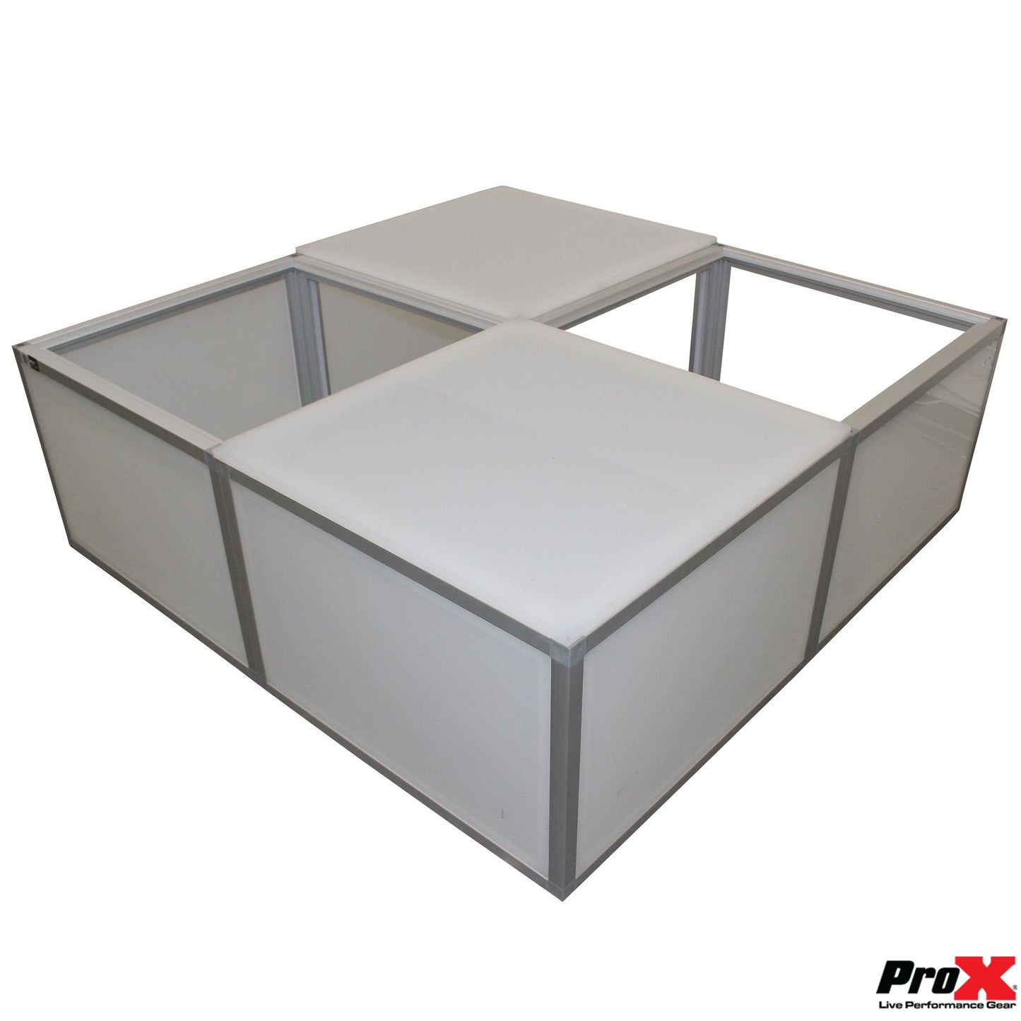 ProX XSA-2X2-24 Lumo Stage Acrylic Cube Platform Light Box