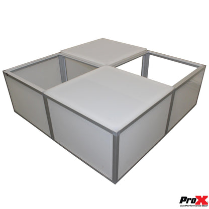 ProX XSA-2X2-24 Lumo Stage Acrylic Cube Platform Light Box