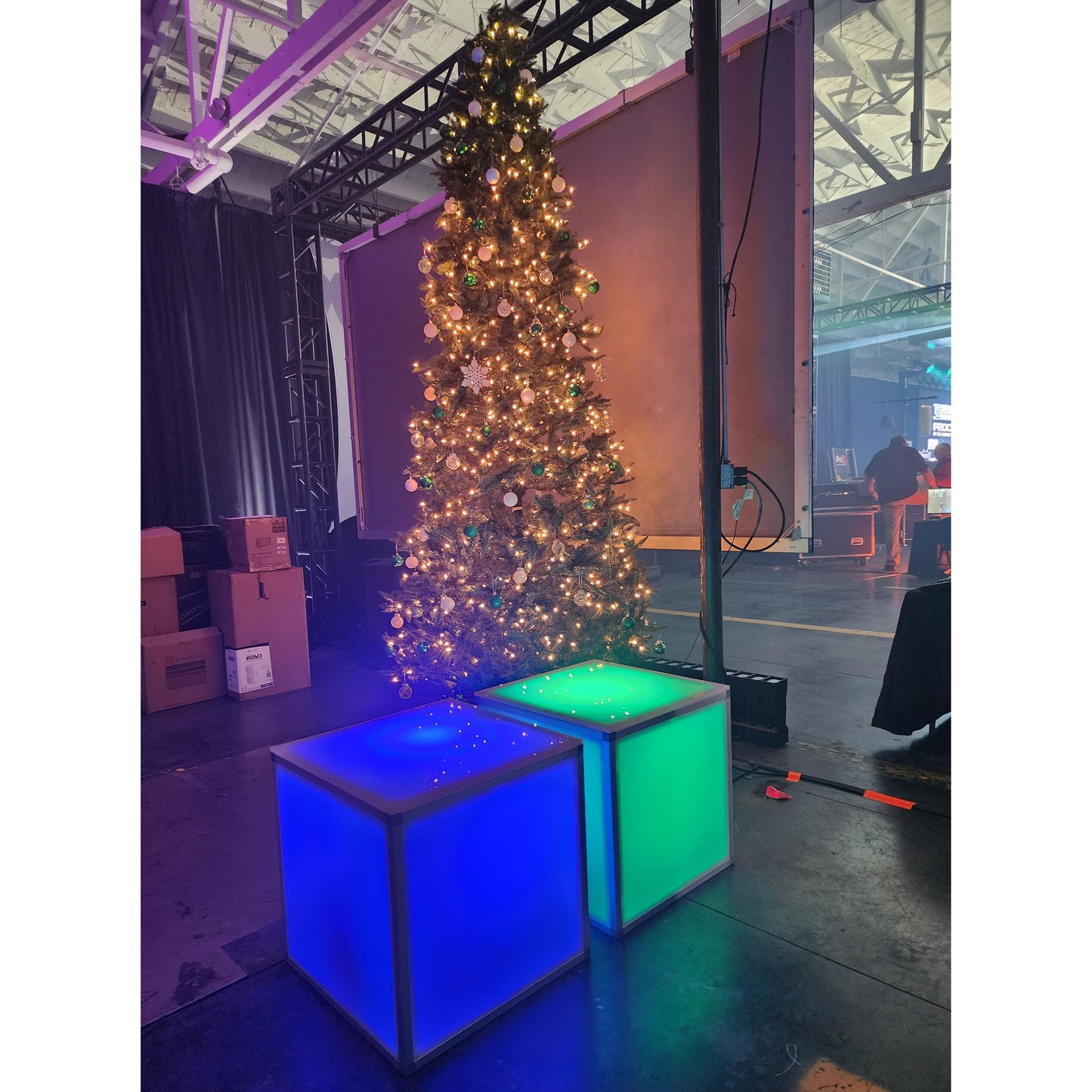 ProX XSA-2X2-24 Lumo Stage Acrylic Cube Platform Light Box