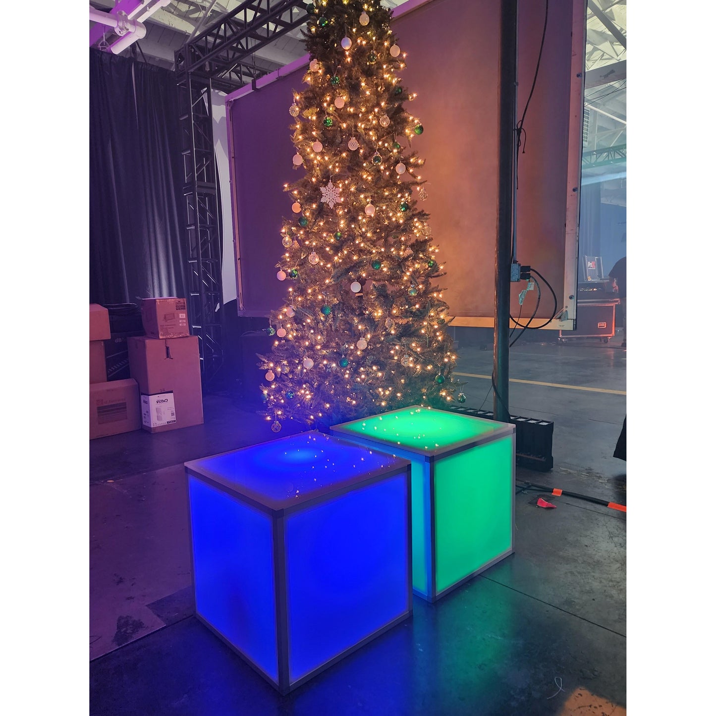ProX XSA-2X2-24 Lumo Stage Acrylic Cube Platform Light Box