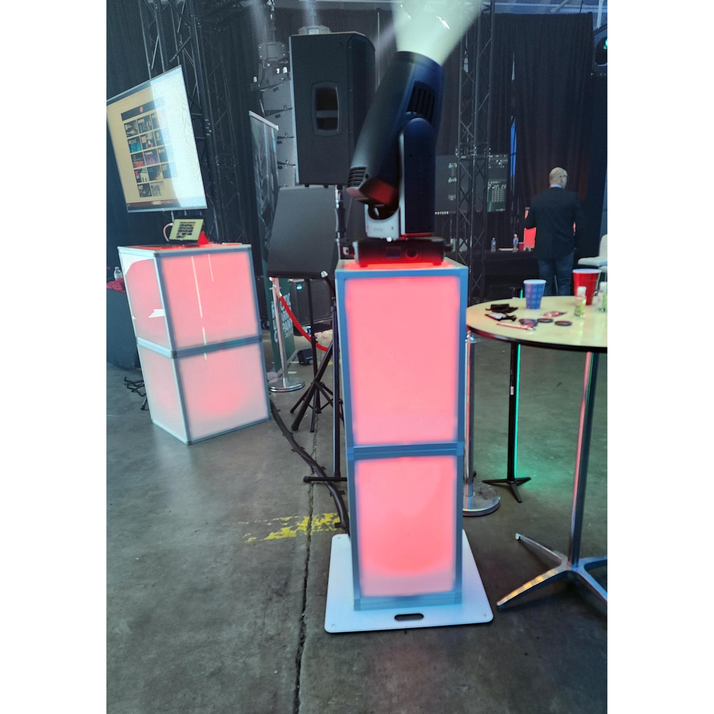 ProX XSA-2X2-24 Lumo Stage Acrylic Cube Platform Light Box