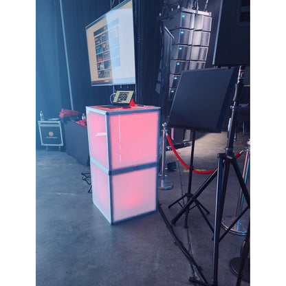 ProX XSA-2X2-24 Lumo Stage Acrylic Cube Platform Light Box