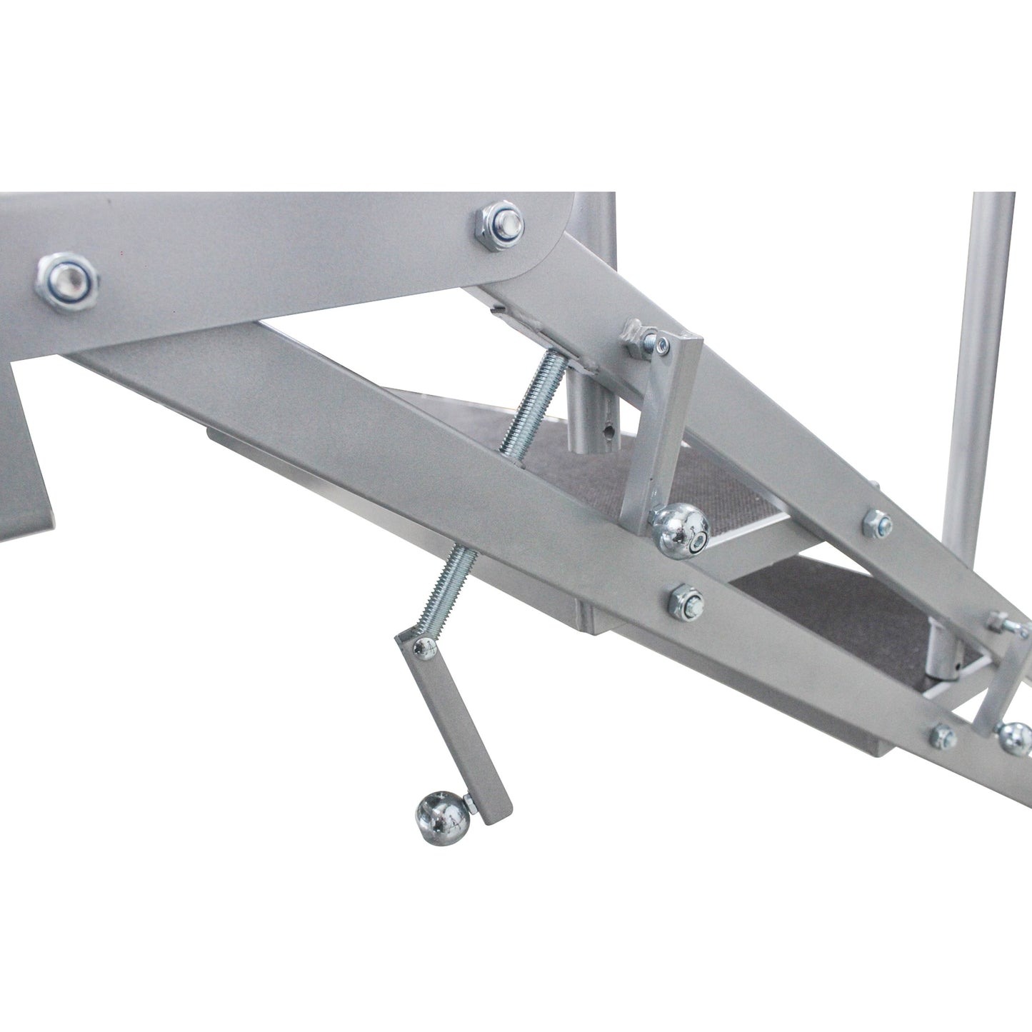 ProX StageQ Adjustable Stage Steps with Rail Heavy Duty Foldable | 3 Step