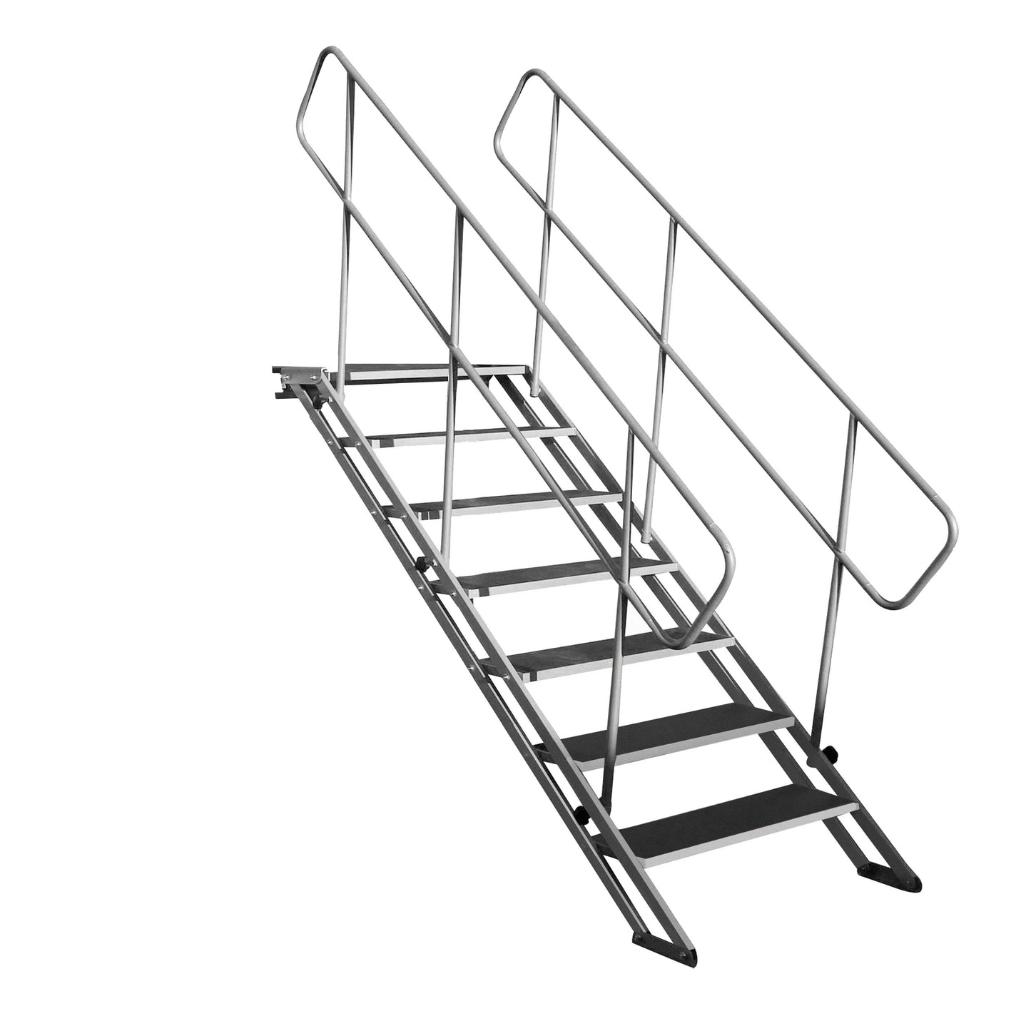ProX StageQ Adjustable Stage Steps with Rail Heavy Duty Foldable | 7 Step