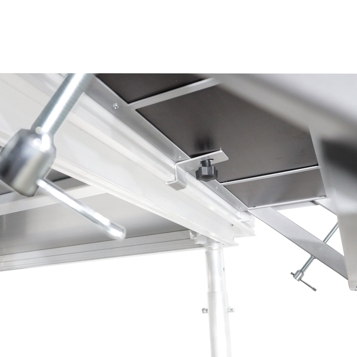 ProX StageQ Adjustable Stage Steps with Rail Heavy Duty Foldable | 7 Step