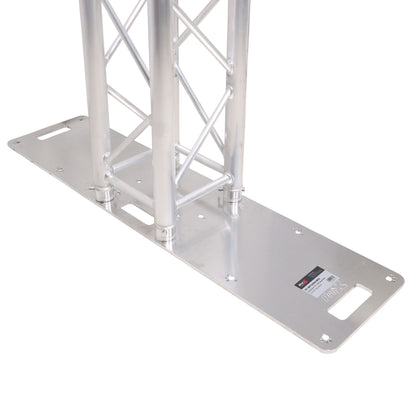 ProX Truss Base Plate For F34 Conical Square Truss | 12 in x 48 in | 8 mm | Aluminum