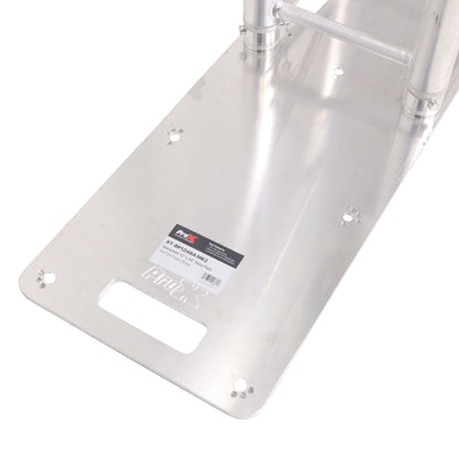 ProX Truss Base Plate For F34 Conical Square Truss | 12 in x 48 in | 8 mm | Aluminum