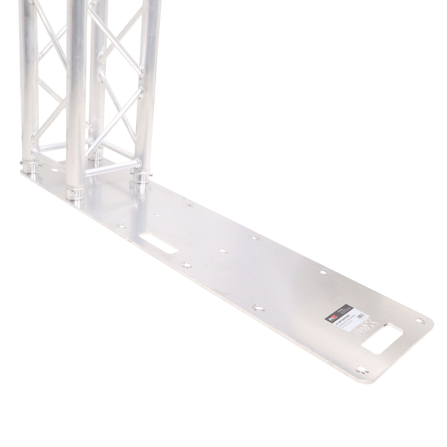 ProX Truss Base Plate For F34 Conical Square Truss | 12 in x 48 in | 8 mm | Aluminum