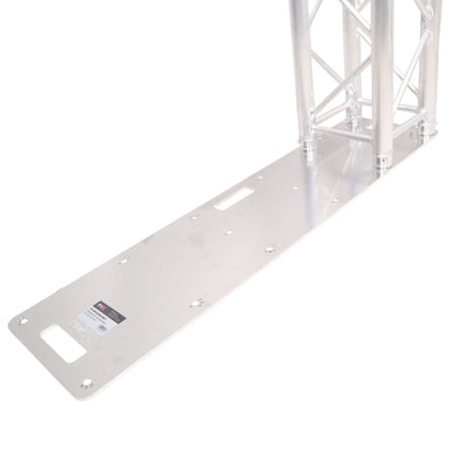 ProX Truss Base Plate For F34 Conical Square Truss | 12 in x 48 in | 8 mm | Aluminum