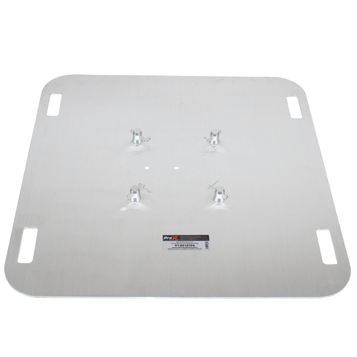 ProX Truss Base Plate For F34 Conical Square Truss | 36 in x 36 in | 8 mm | Aluminum