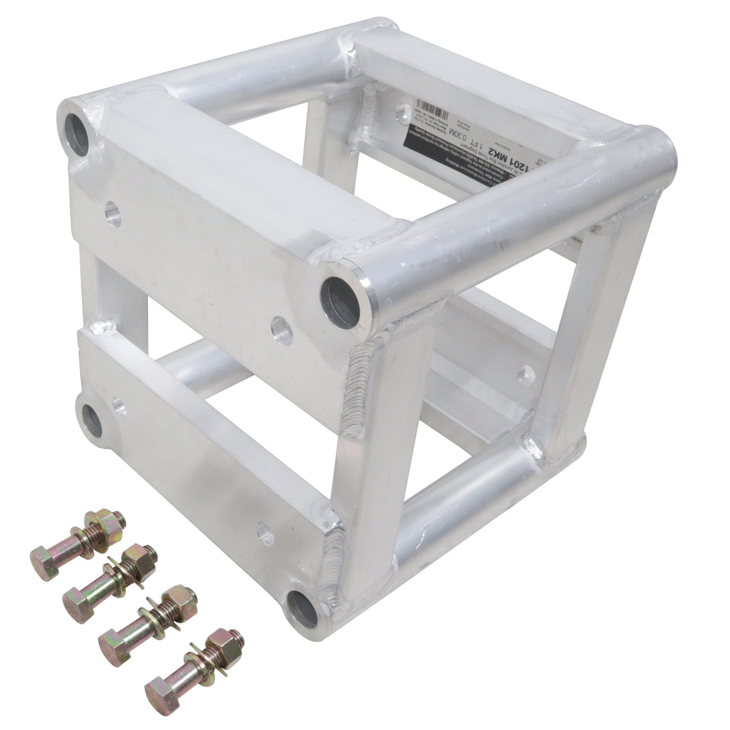 ProX BoltX Professional Box Truss Segment 12" Bolted Aluminum | 1 ft | Natural Aluminum