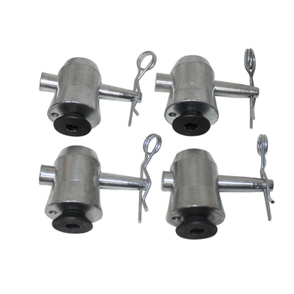 ProX Truss Connector Hardware For Conical Truss Systems | Base Plate Half Conical (Pack of 4)