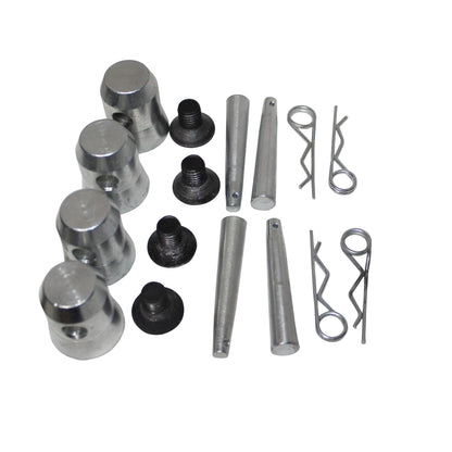 ProX Truss Connector Hardware For Conical Truss Systems | Base Plate Half Conical (Pack of 4)
