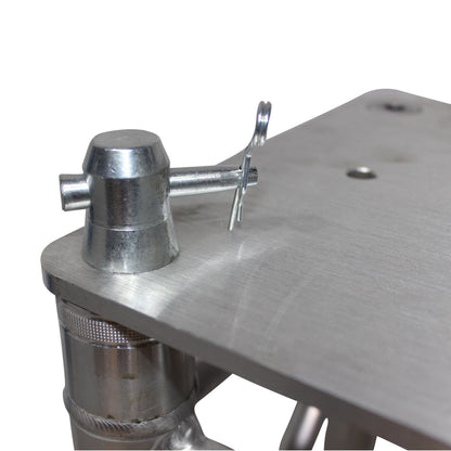 ProX Truss Connector Hardware For Conical Truss Systems | Base Plate Half Conical (Pack of 4)