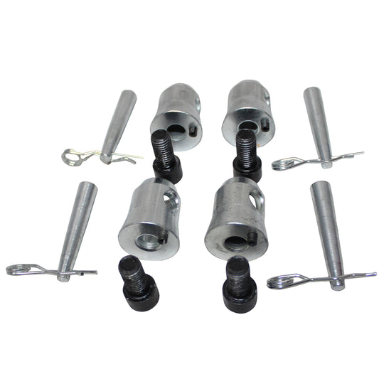 ProX Truss Connector Hardware For Conical Truss Systems | Junction Box Half Conical (Pack of 4)