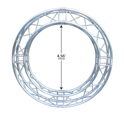 ProX XT-CSQ656-4X90 Square Frame Circular Truss 4 Segments 6.56 FT