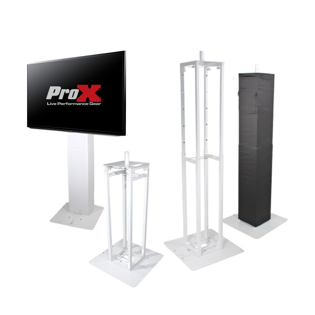 ProX XT-FLEXTOTEMTV Flex Totem Height Adjustable TV Display Stand