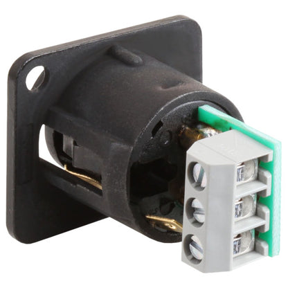 RDL AMS-XLF 3-Pin XLRF Jack Terminal Block back