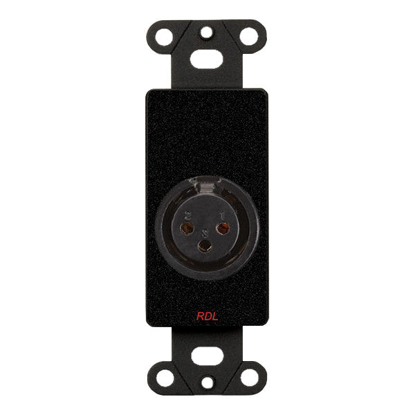 RDL AMS-XLF 3-Pin XLRF Jack Terminal Block panel