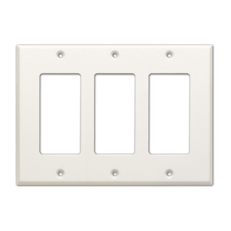 RDL CP-3 Triple Cover Plate - White