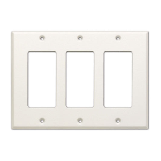 RDL CP-3 Triple Cover Plate - White