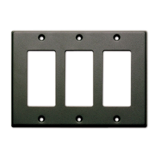 RDL CP-3B Triple Cover Plate - Black