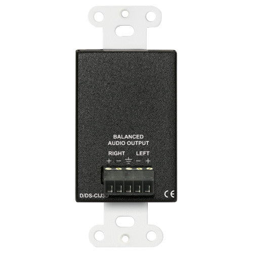 RDL DB-CIJ3D Consumer Stereo Input Jacks back