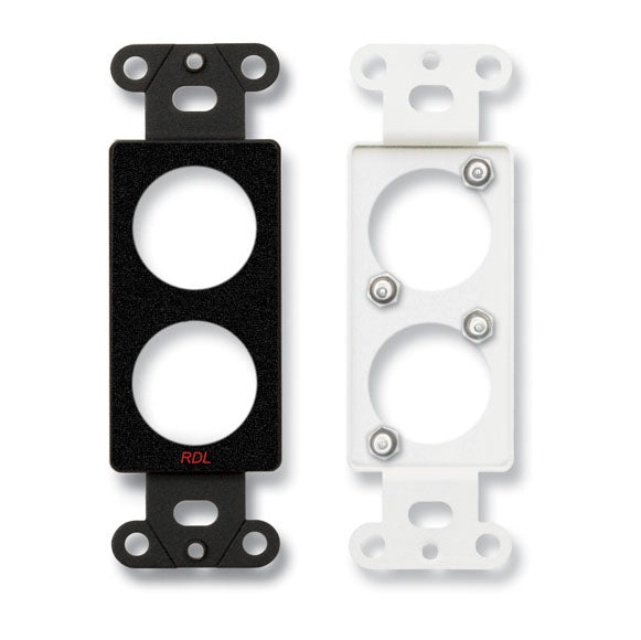 RDL DB-D2 Double plate for standard and specialty connectors