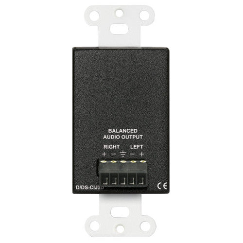RDL D-CIJ3D Consumer Stereo Input Jacks back