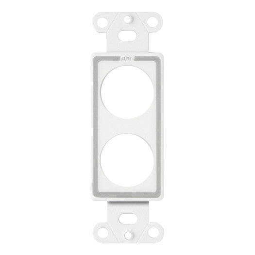 RDL D-D2 Decora Double Connector Plate