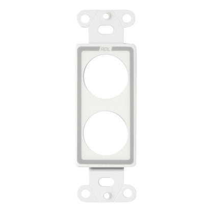 RDL D-D2 Decora Double Connector Plate