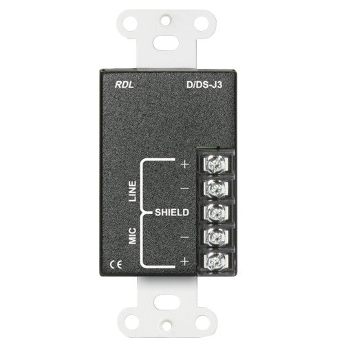 RDL D-J3 Mic/Line Input Assembly back