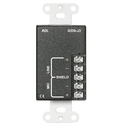 RDL D-J3 Mic/Line Input Assembly back
