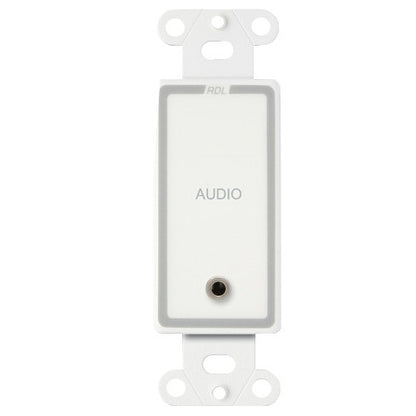 RDL D-MJPT Mini-Jack Pass-Through Wall Plate