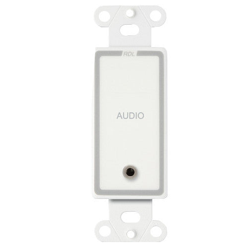 RDL D-MJPT Mini-Jack Pass-Through Wall Plate
