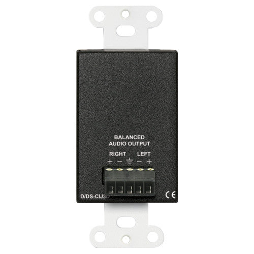 RDL DS-CIJ3D Consumer Stereo Input Jacks back