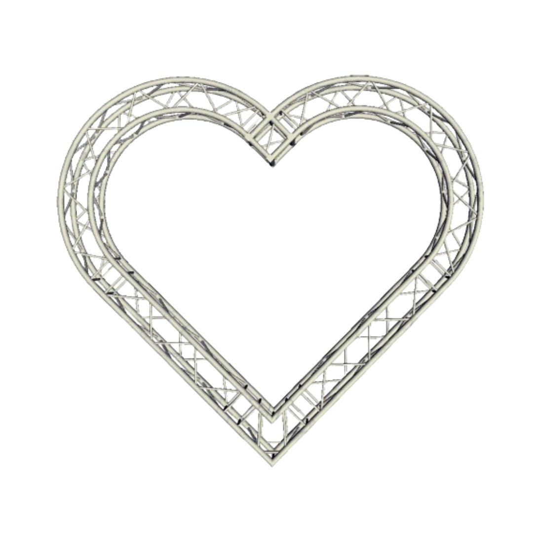 ProX XT-HEART984 Decorative Heart-Shaped F34 Square Truss Package