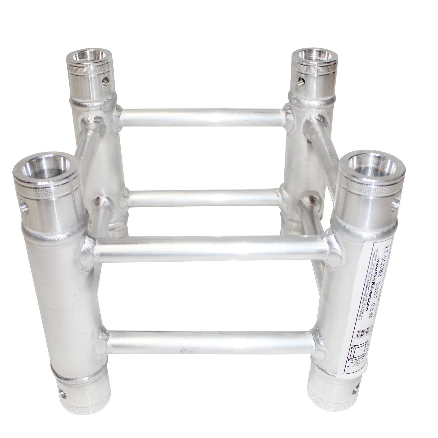 ProX XT F34 Square Truss Segment EN-AWT6 Aluminum With Conical Connector | 0.82 ft (0.25M)