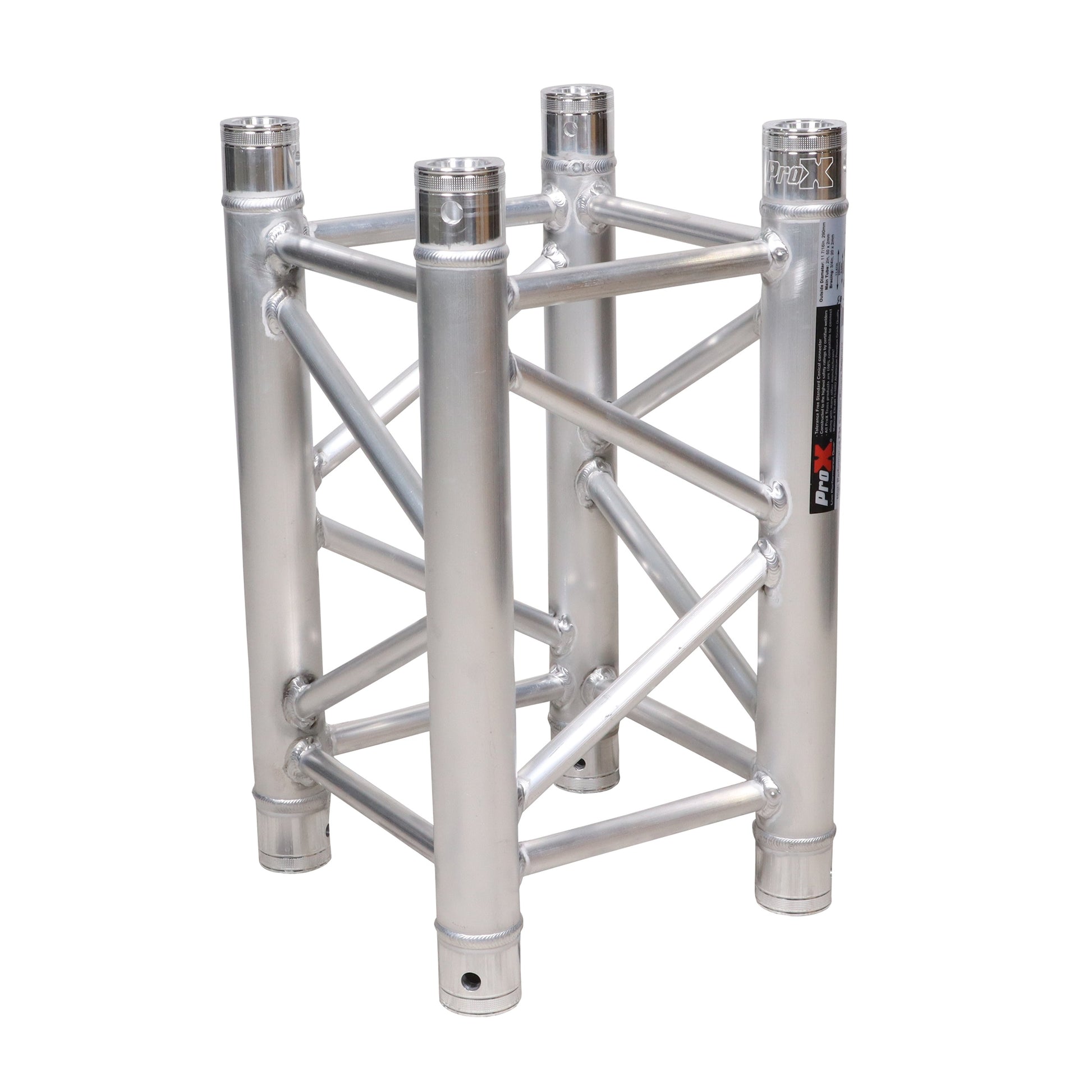 77339_ProX-XT-F34-Square-Truss-Segment-EN-AWT6-Aluminum-With-Conical-Connector-_-1.64-ft-(0.5M)_ALT02sqr