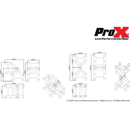 ProX XT-SQPVT F34 Truss Horizontal Variable Corner Articulating Block