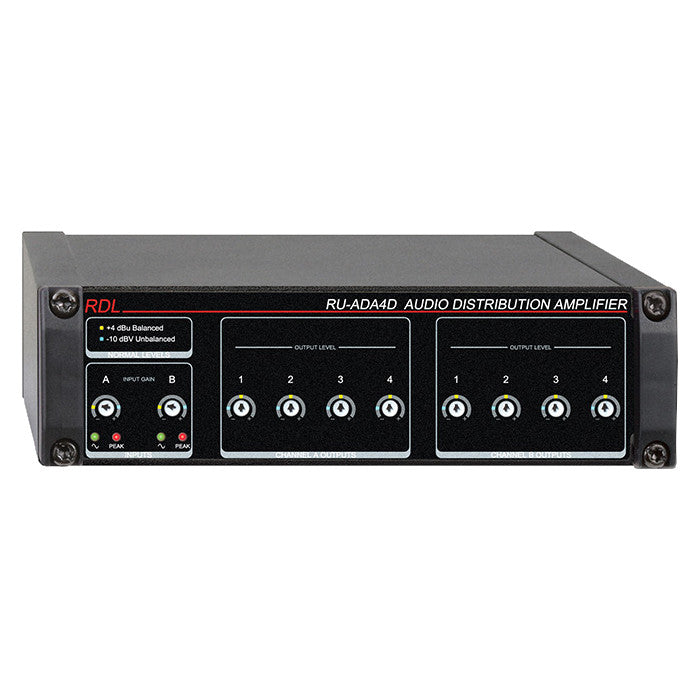 RDL RU-ADA4D Audio Distribution Amplifier