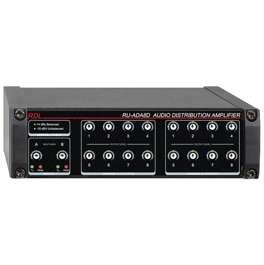 RDL RU-ADA8D Audio Distribution Amplifier