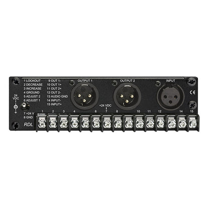 RDL RU-ADL2 Professional Audio Delay back